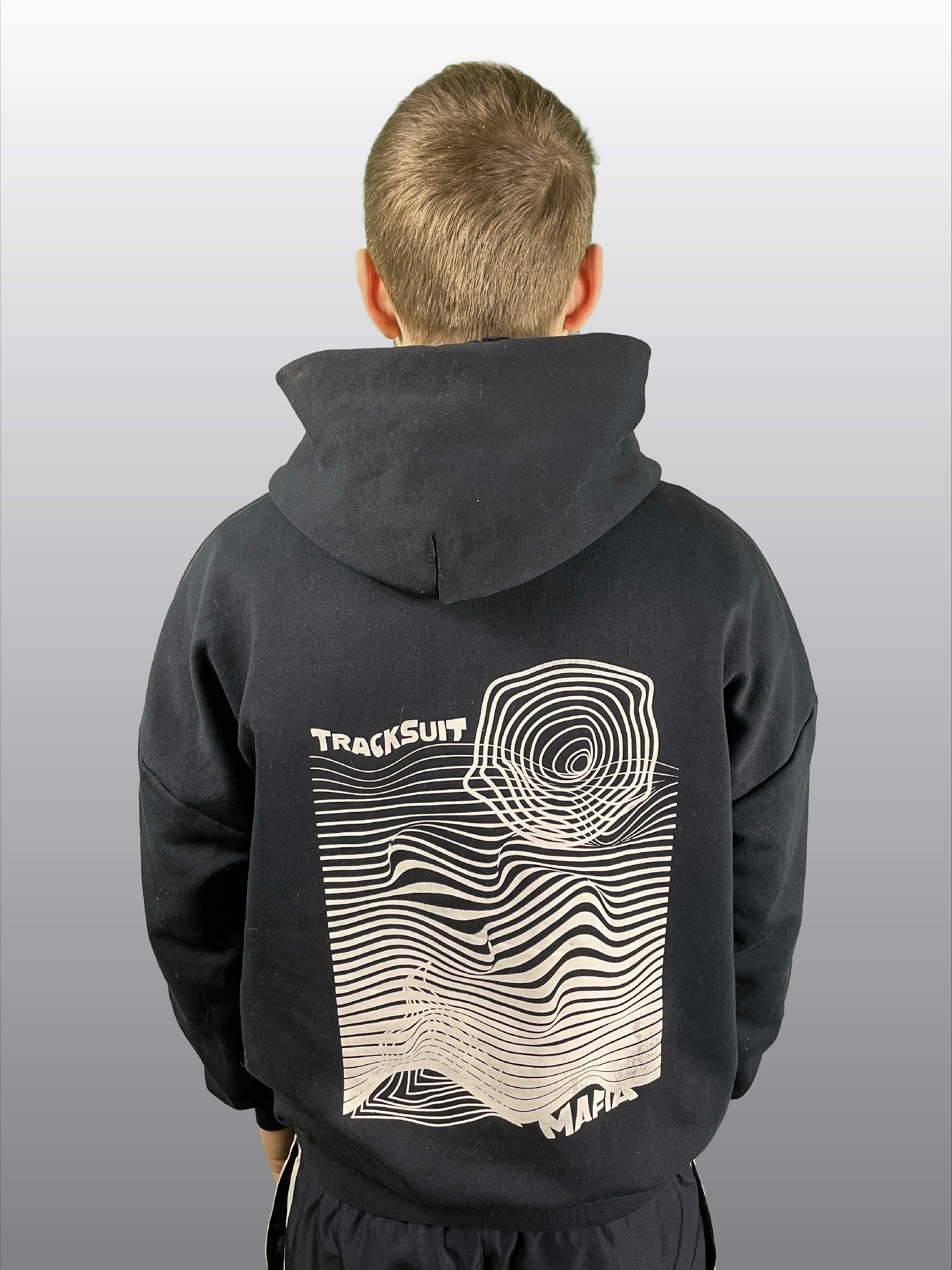ABSTRACT HOODIE Navy