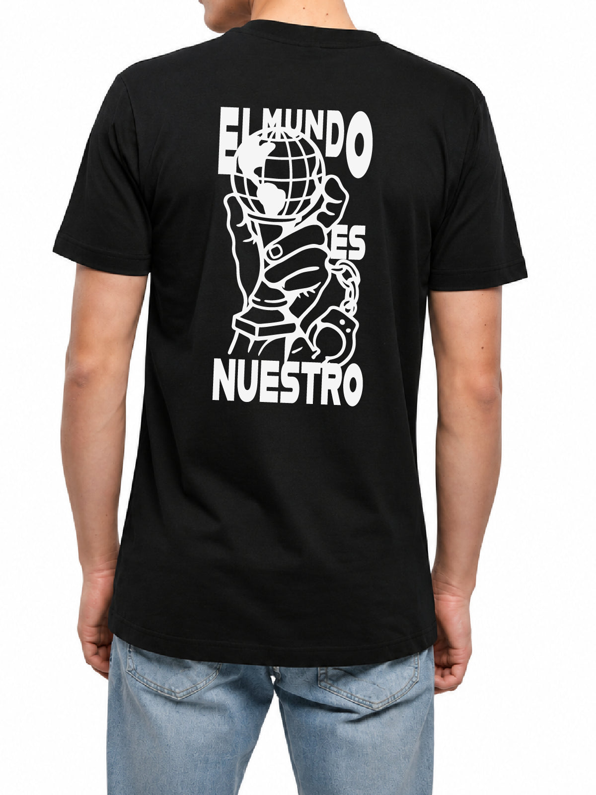 EL MUNDO ES NUESTRO T-Shirt Schwarz