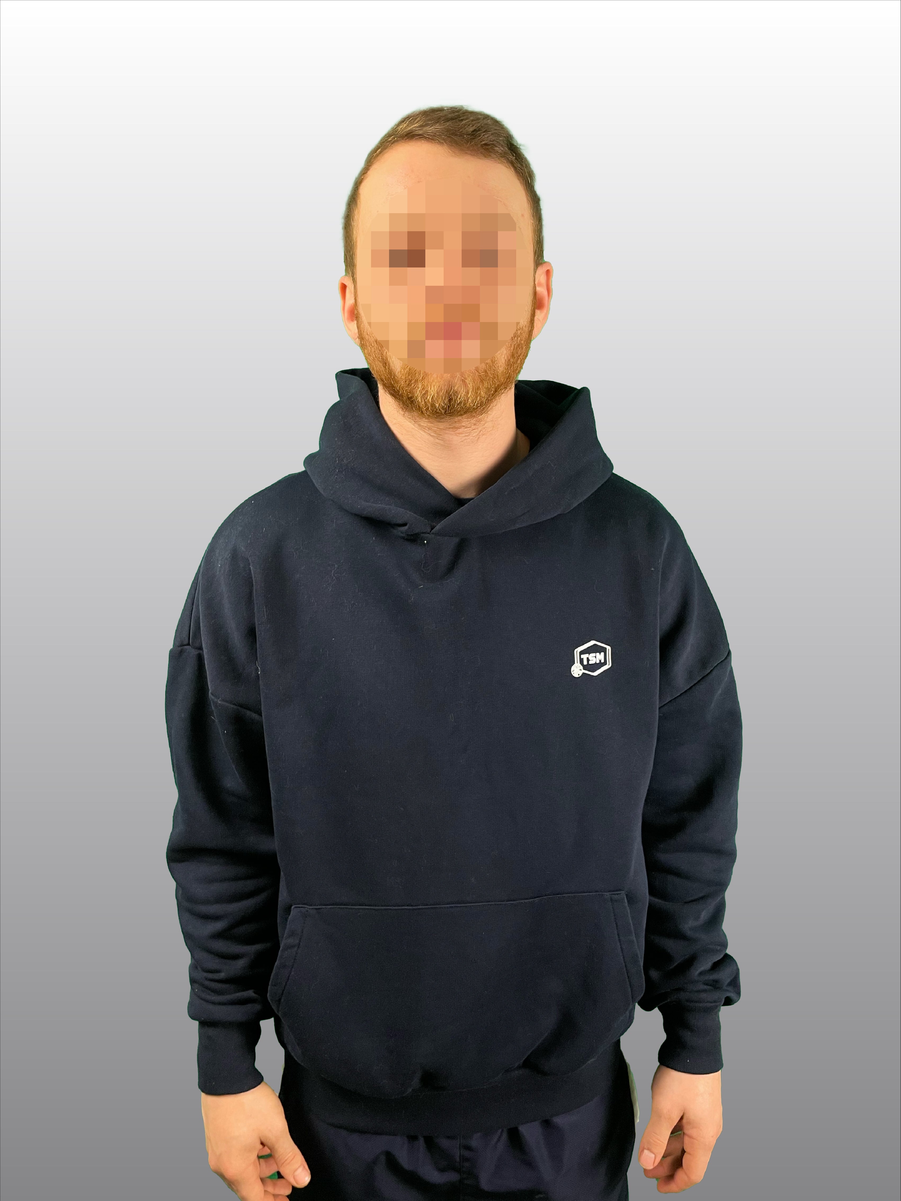 ABSTRACT HOODIE Navy
